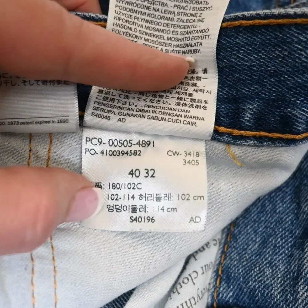 Levi's 505 Men's Straight Jean 40X32